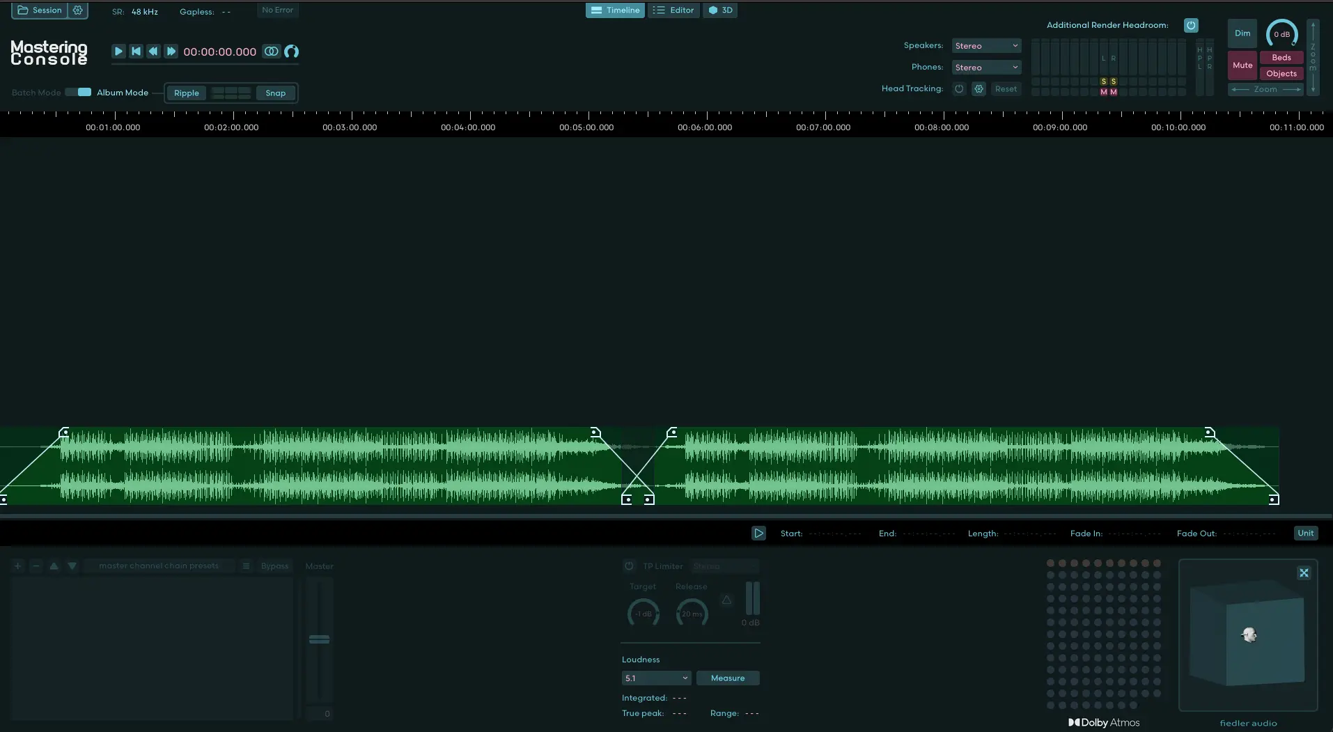 Fiedler Audio Mastering Console 2.0