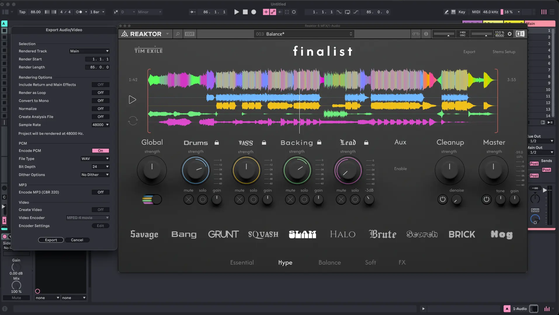 Finalist within Ableton Live