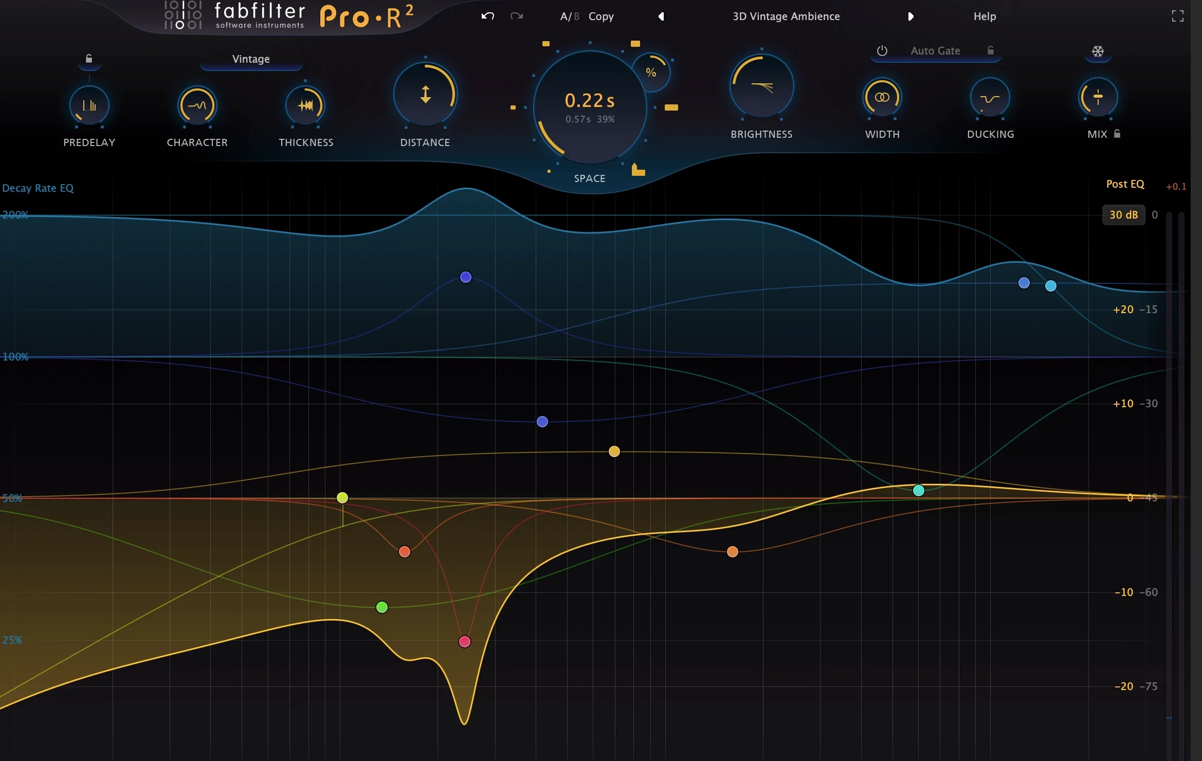 Fabfilter Pro-R 2 Interface