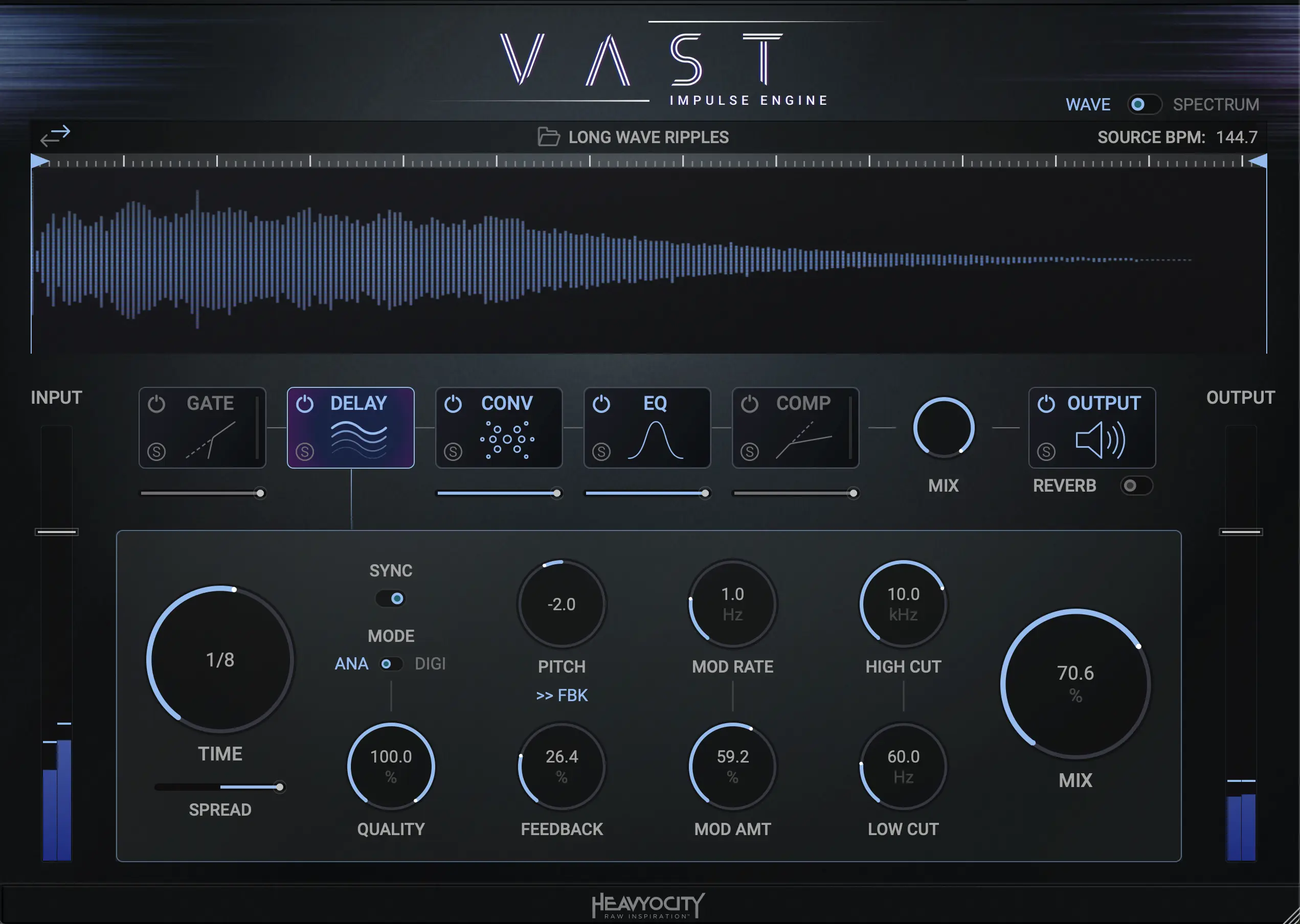 Heavyocity VAST interface Delay