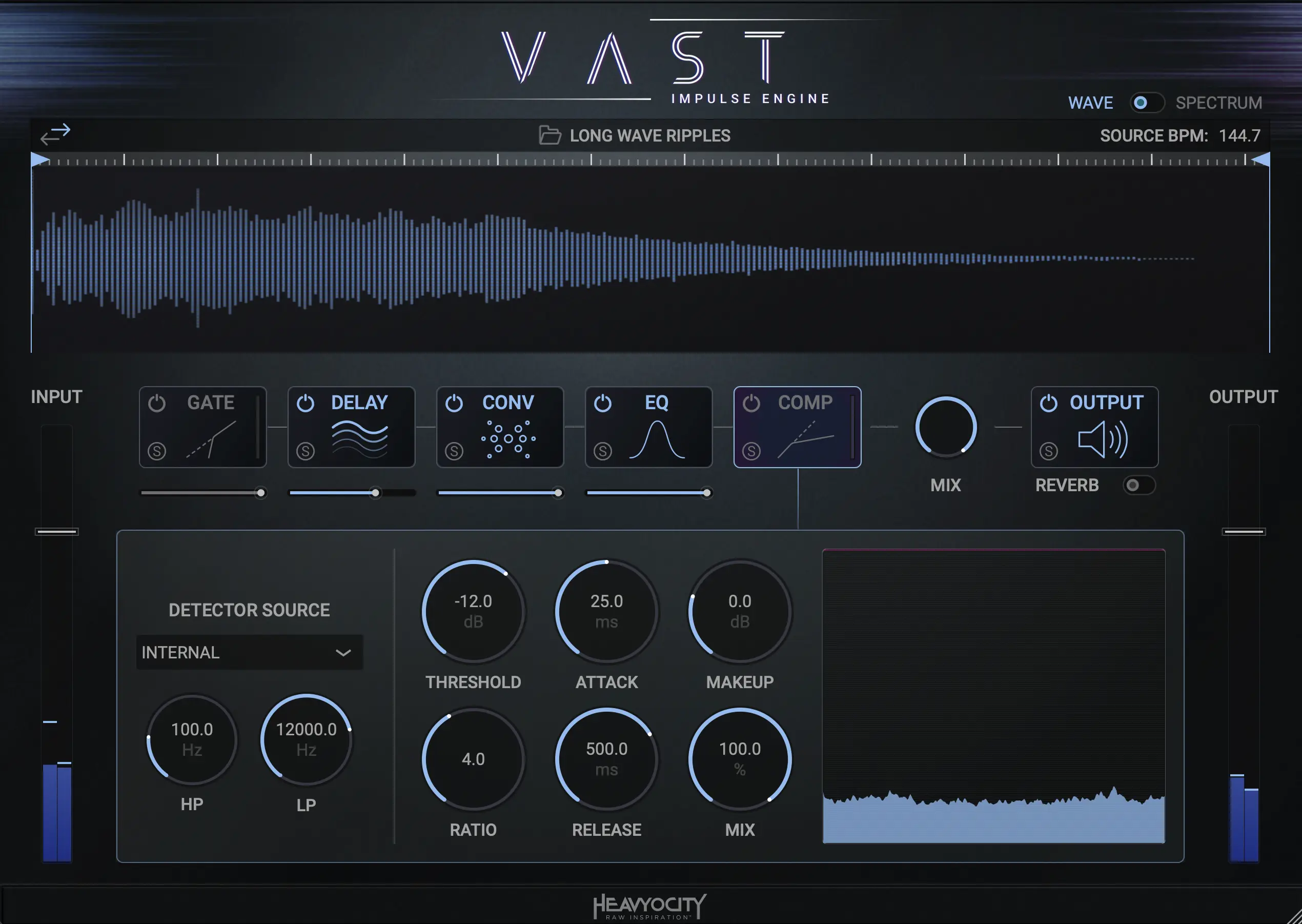 Heavyocity VAST interface Compressor