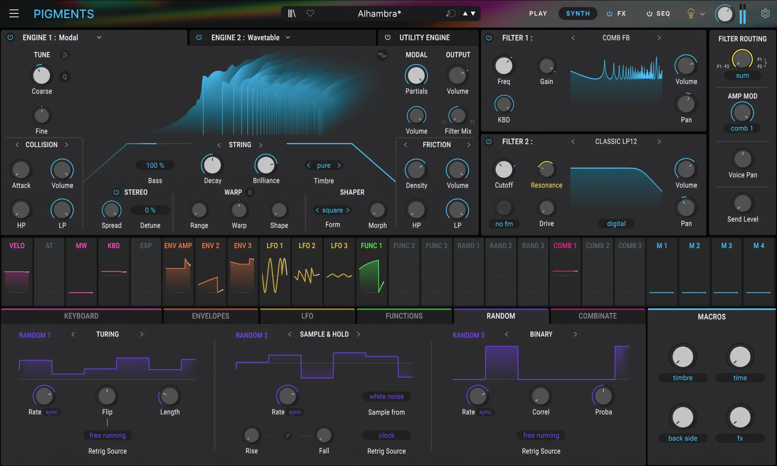 Arturia Pigments 6 Interface