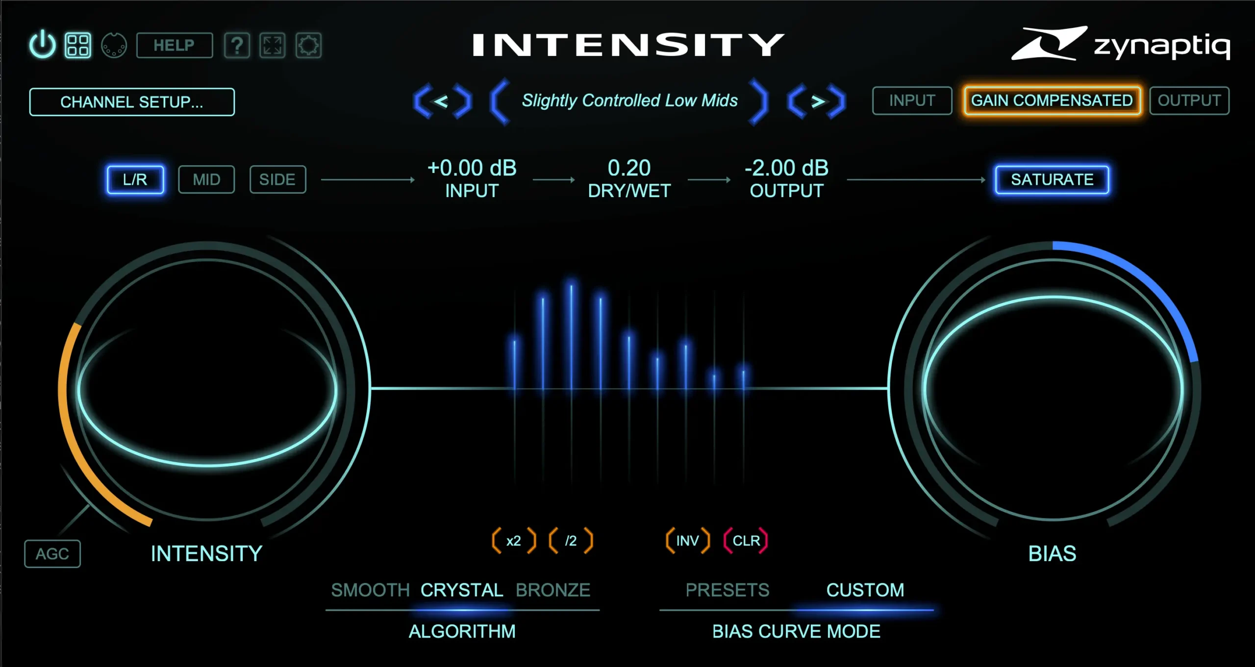 Zynaptiq Intensity 2 Interface