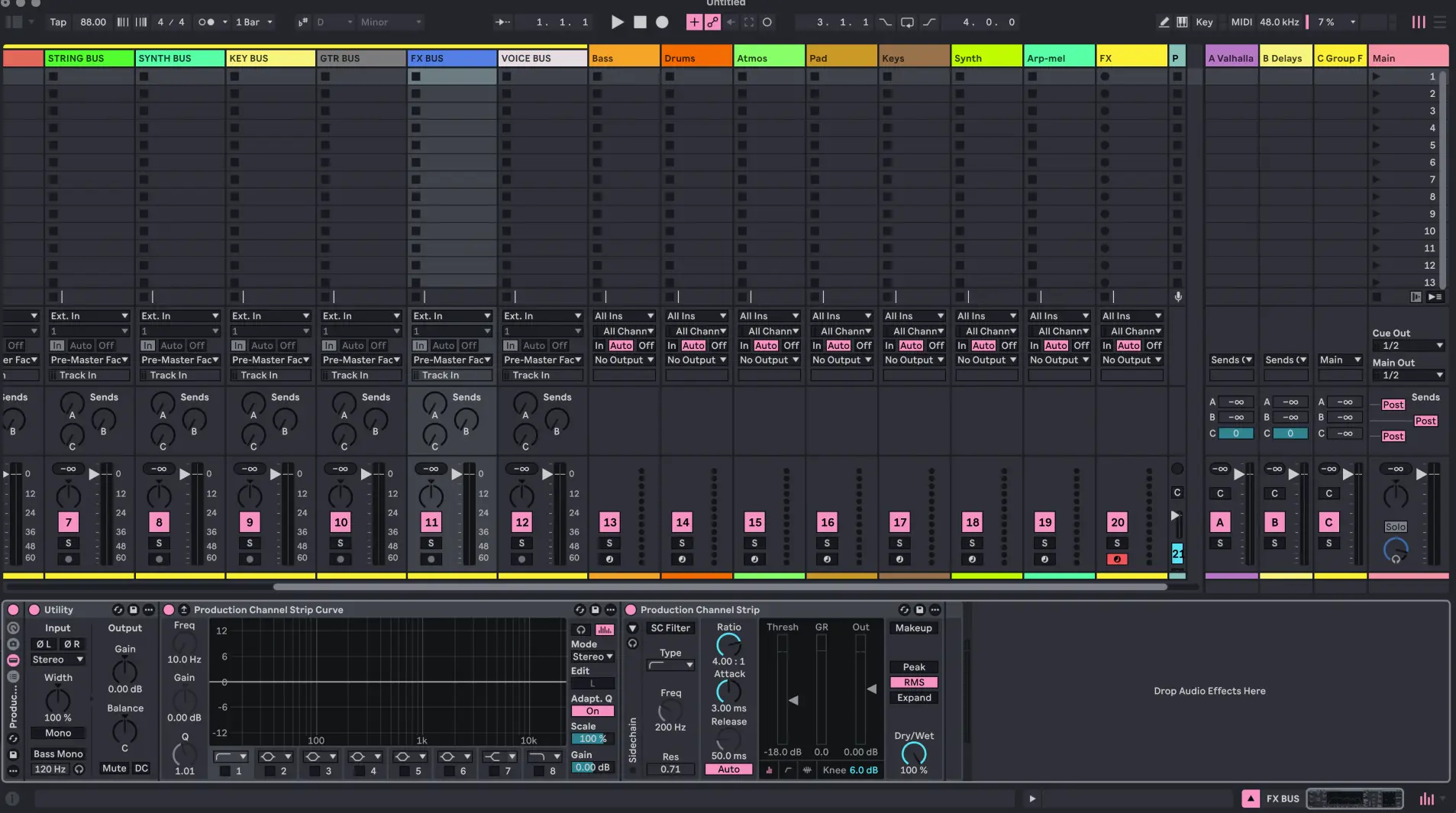 Ableton Live starter Template