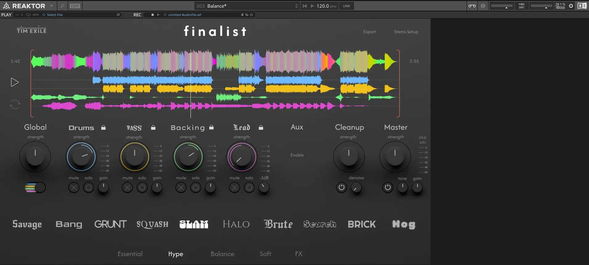 Finalist within Native Instruments Reaktor