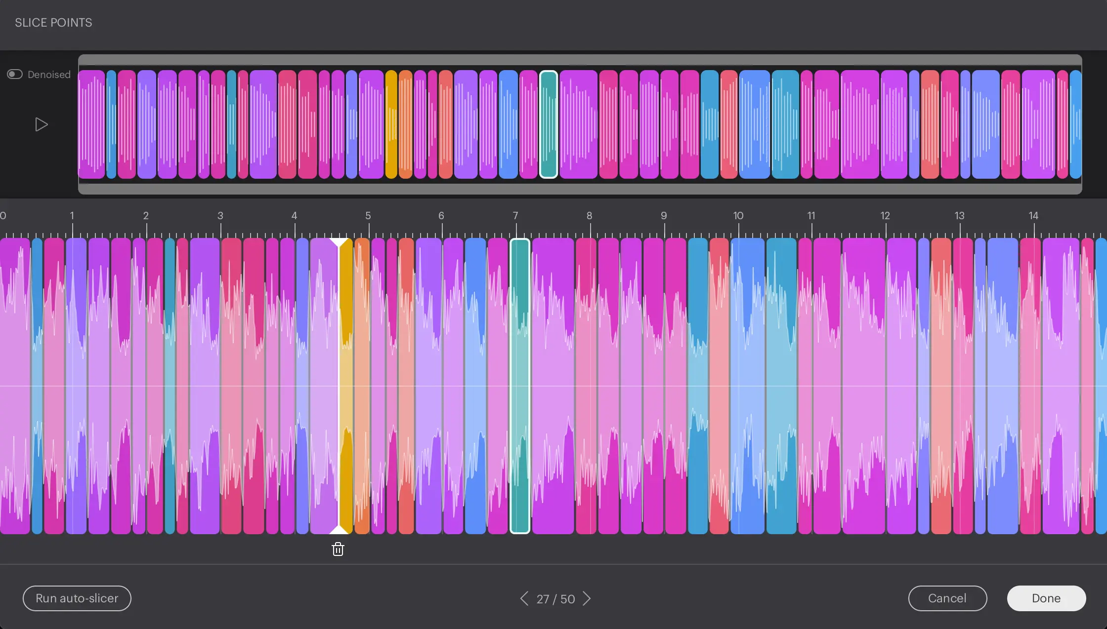 XLN Life Slicepoints Interface