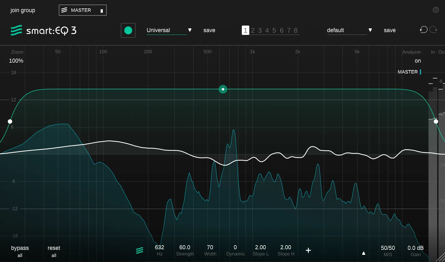 Sonible Smart:EQ3 interface