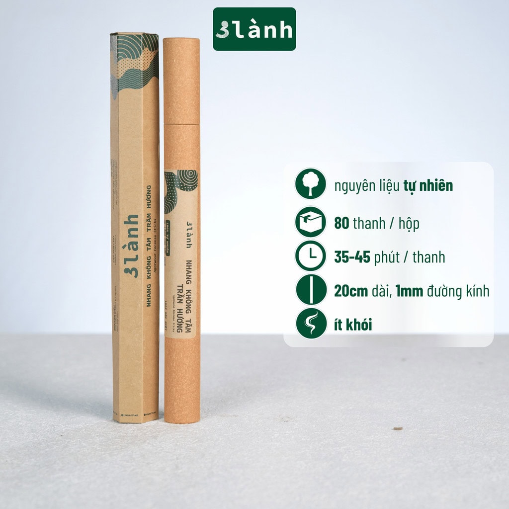 Nhang Không Tăm Trầm Đặc Biệt – Ít Khói Thiền Yoga - Ảnh 2
