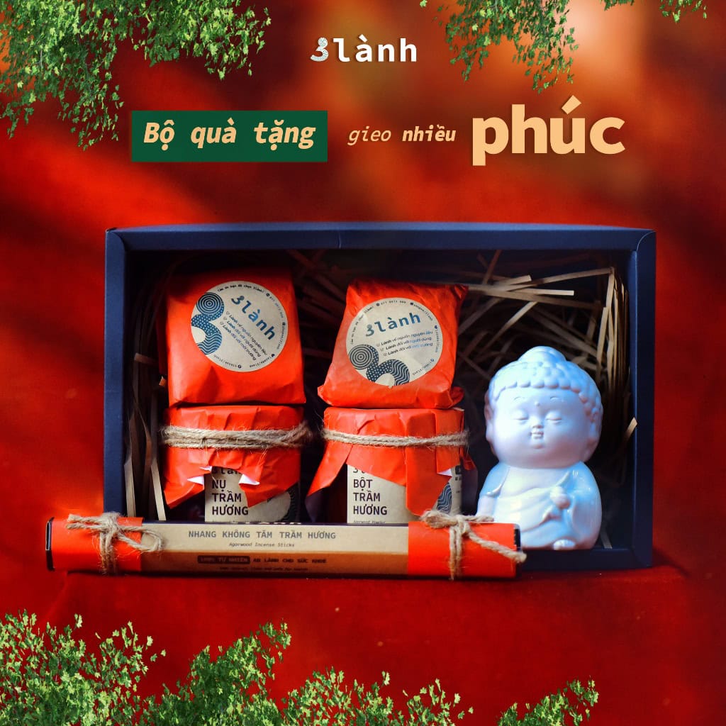Quà Tặng Trầm Hương Phúc 3 Lành