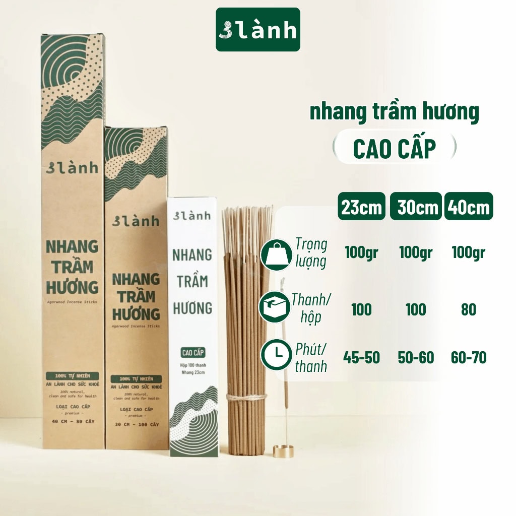 Nhang Trầm Hương Cao Cấp – Thờ Cúng Thiền Định Xông Nhà - Ảnh 3