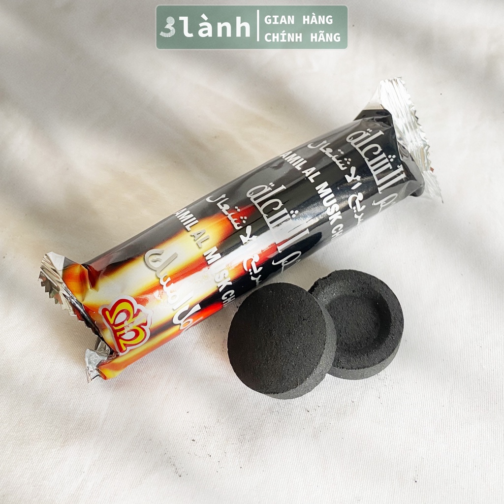 Than Hoạt Tính Xông Trầm 10 Viên 3 Lành Ít Khói An Toàn Sức Khỏe - Ảnh 4