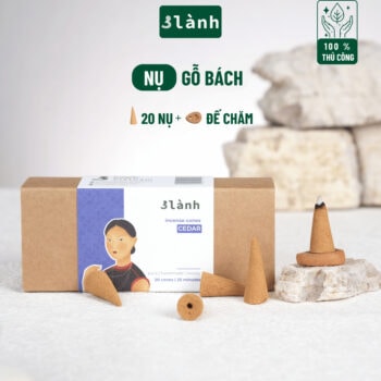 Nụ Thủ Công Gỗ Bách Cedar – Xông Nhà Thiền Định