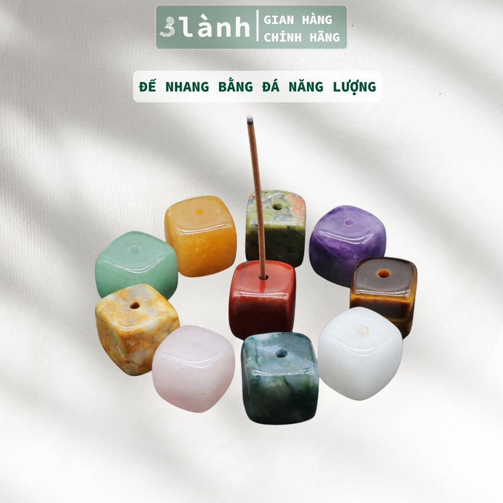 Đế Cắm Nhang Đá Năng Lượng 3 Lành 7 Loại Phong Thủy Thiền Yoga - Ảnh 2