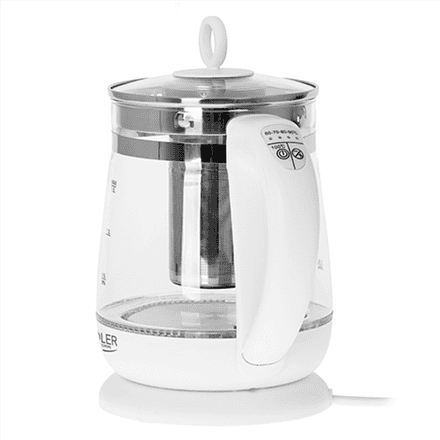 Elegancki Czajnik Elektryczny Adler 1,5L 2200W Szkło/Stal - obrazek 4