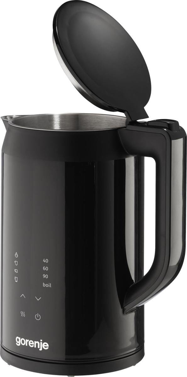 Czajnik elektryczny Gorenje 1.7L stalowy czarny 2200W - obrazek 3
