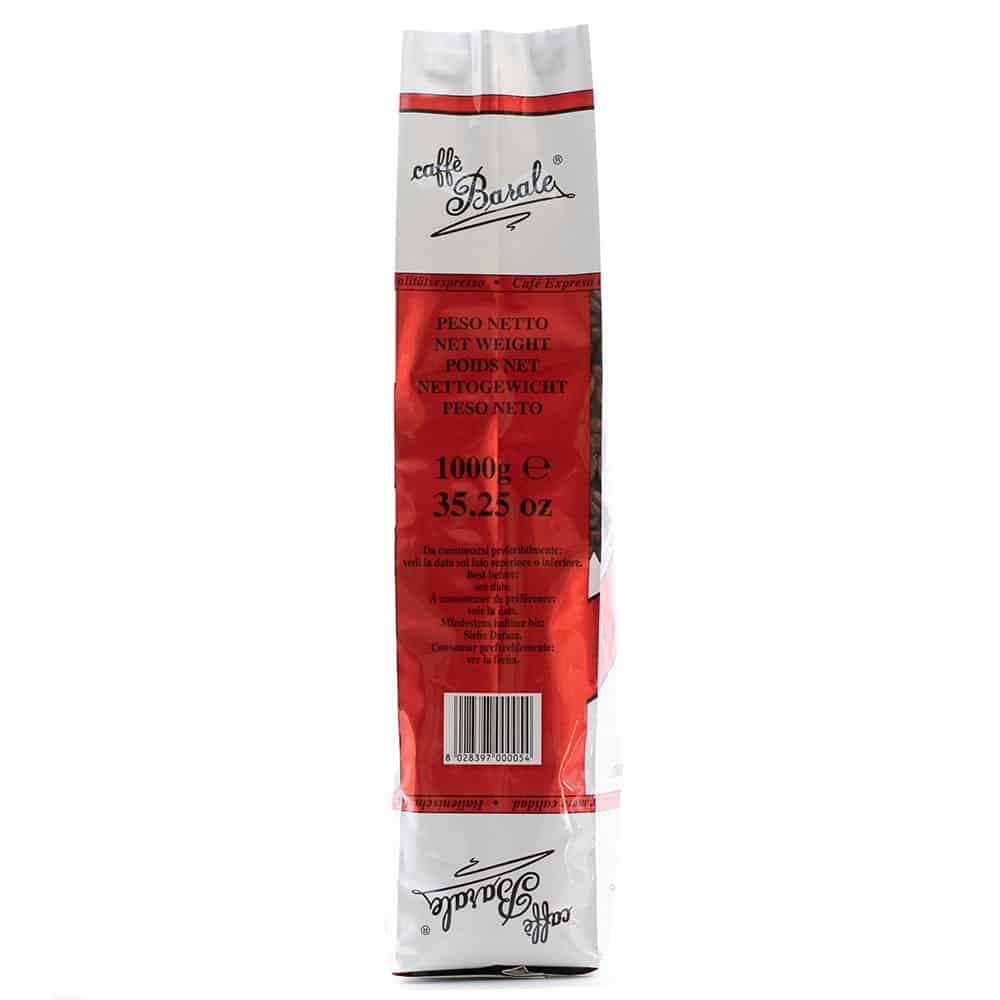 Intensywna kawa ziarnista Barale Quality Red – włoska kawa 1kg - obrazek 4