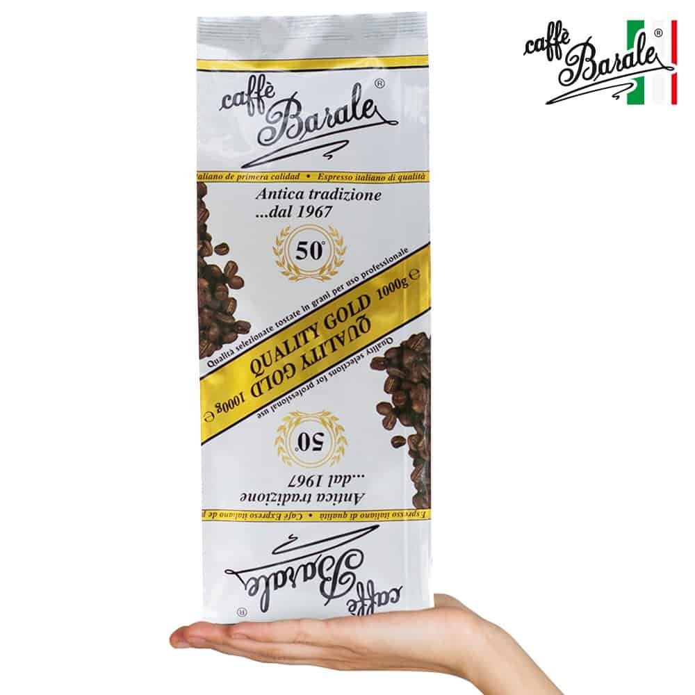 Kawa ziarnista Barale Quality Gold – włoska kawa premium 1kg - obrazek 5