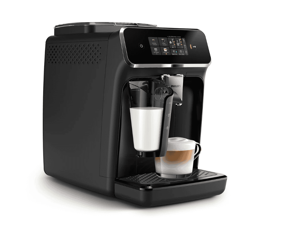 Philips Coffee maker | EP2331/10 | Pump pressure 15 bar | Built-in milk frother | Automatic | 1500 W | Black - obrazek 3