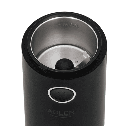 Adler | Młynek do kawy | AD4446bs | 150 W | Pojemność ziaren kawy 75 g | Wyłącznik bezpieczeństwa pokrywy | Czarny - obrazek 2