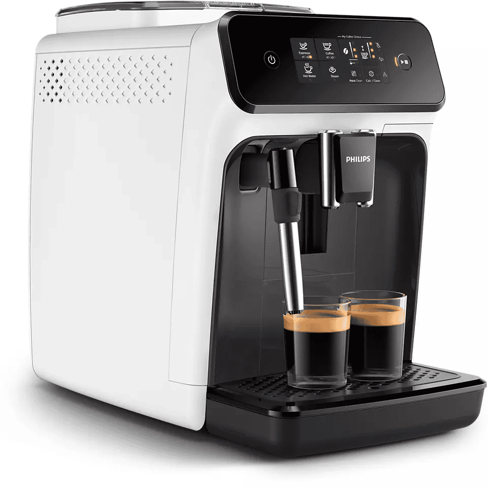 Espresso Coffee maker Series 1200 | EP1223/00 | Philips | Pump pressure 15 bar | Built-in milk frother | Fully automatic | 1500 W | White/Black - obrazek 4