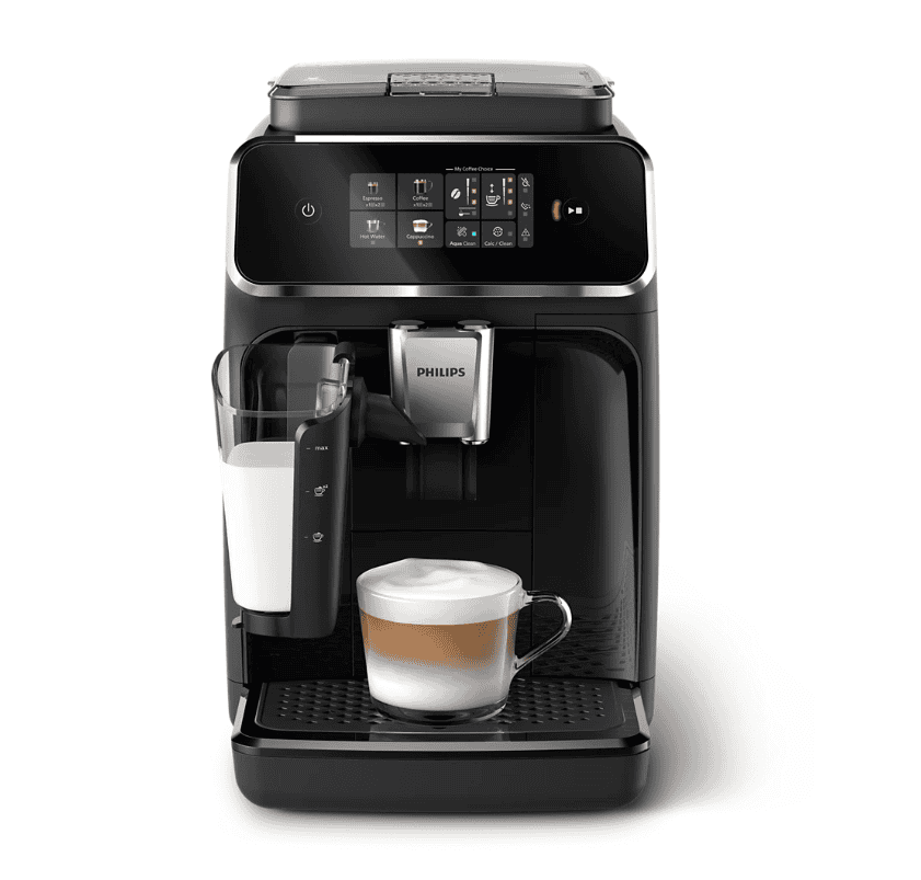 Philips Coffee maker | EP2331/10 | Pump pressure 15 bar | Built-in milk frother | Automatic | 1500 W | Black - obrazek 2