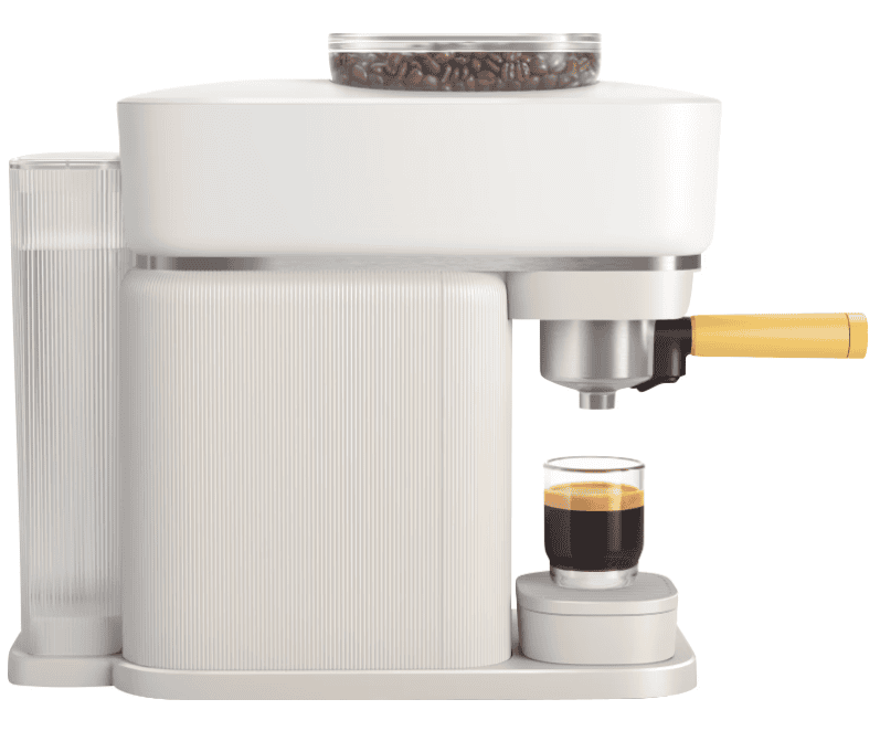 Philips Coffee maker | BAR300/03 Baristina | Pump pressure 16 bar | Semi-automatic | 122.8 W | White - obrazek 3
