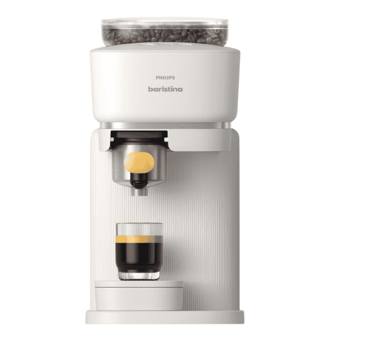 Philips Coffee maker | BAR300/03 Baristina | Pump pressure 16 bar | Semi-automatic | 122.8 W | White - obrazek 2