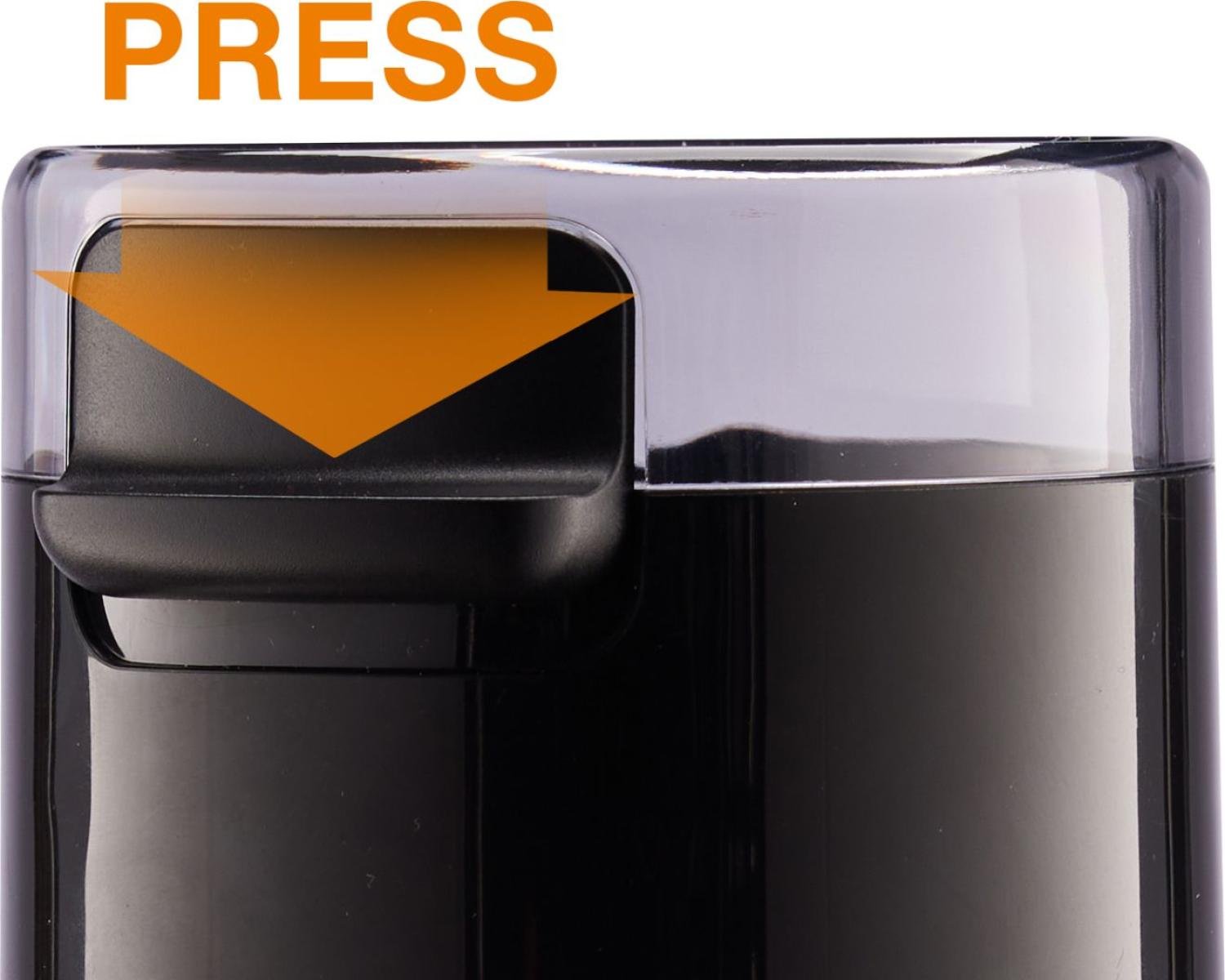 Gorenje | Coffee Grinder | SMK150SB | 150 W | Coffee beans capacity 45 g | Lid safety switch | Black - obrazek 3