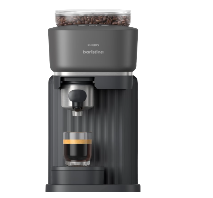 Philips Coffee maker | BAR300/60 Baristina | Pump pressure 16 bar | Semi-automatic | 122.8 W | Black - obrazek 2