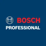 Bosch Professional logo on a dark blue background