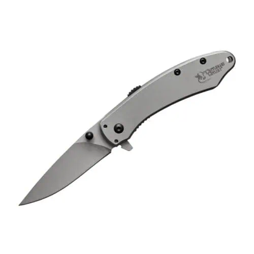 Cattleman Folding Assisted Opener Scythe Open