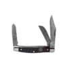 American Buffalo Roper Stockman Tombstone Damascus Jigged Bone Knives