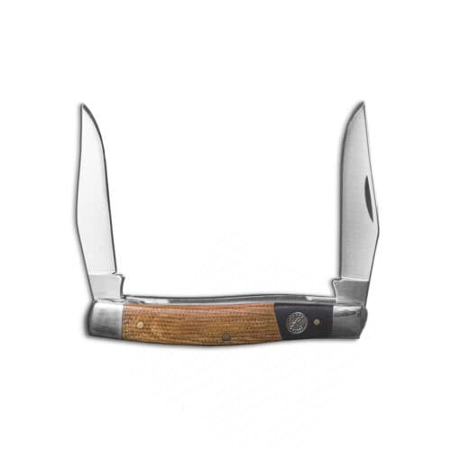 American Buffalo Roper Muskrat Rattler Micarta Knives