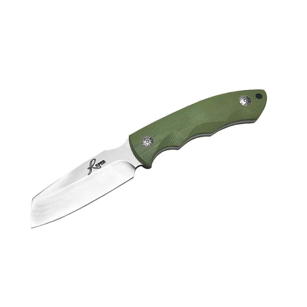 American Buffalo Roper Fixed Razor G10 Knife