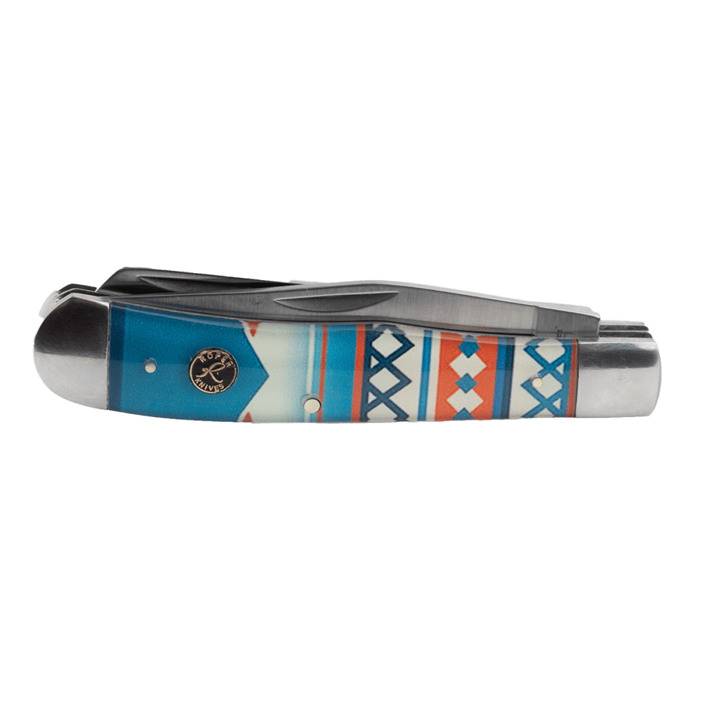 Closed Roper Knife Trapper Sunset Series