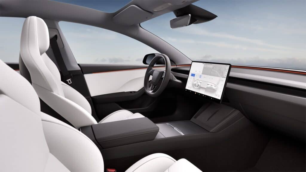 Tesla Model 3 interior