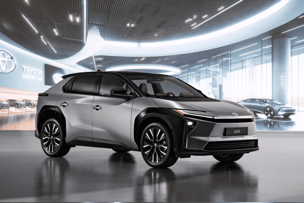 #4 cheapest electric cars list - Toyota bZ4X EV Facelift