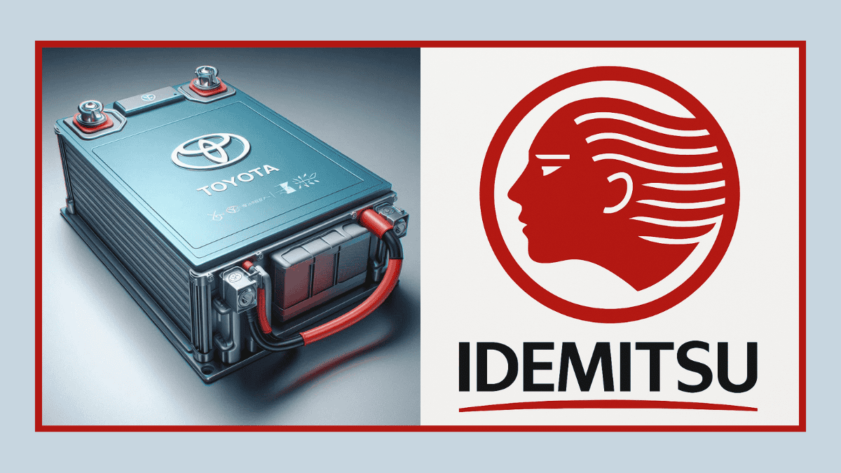Toyota Solid-State Battery X Idemitsu