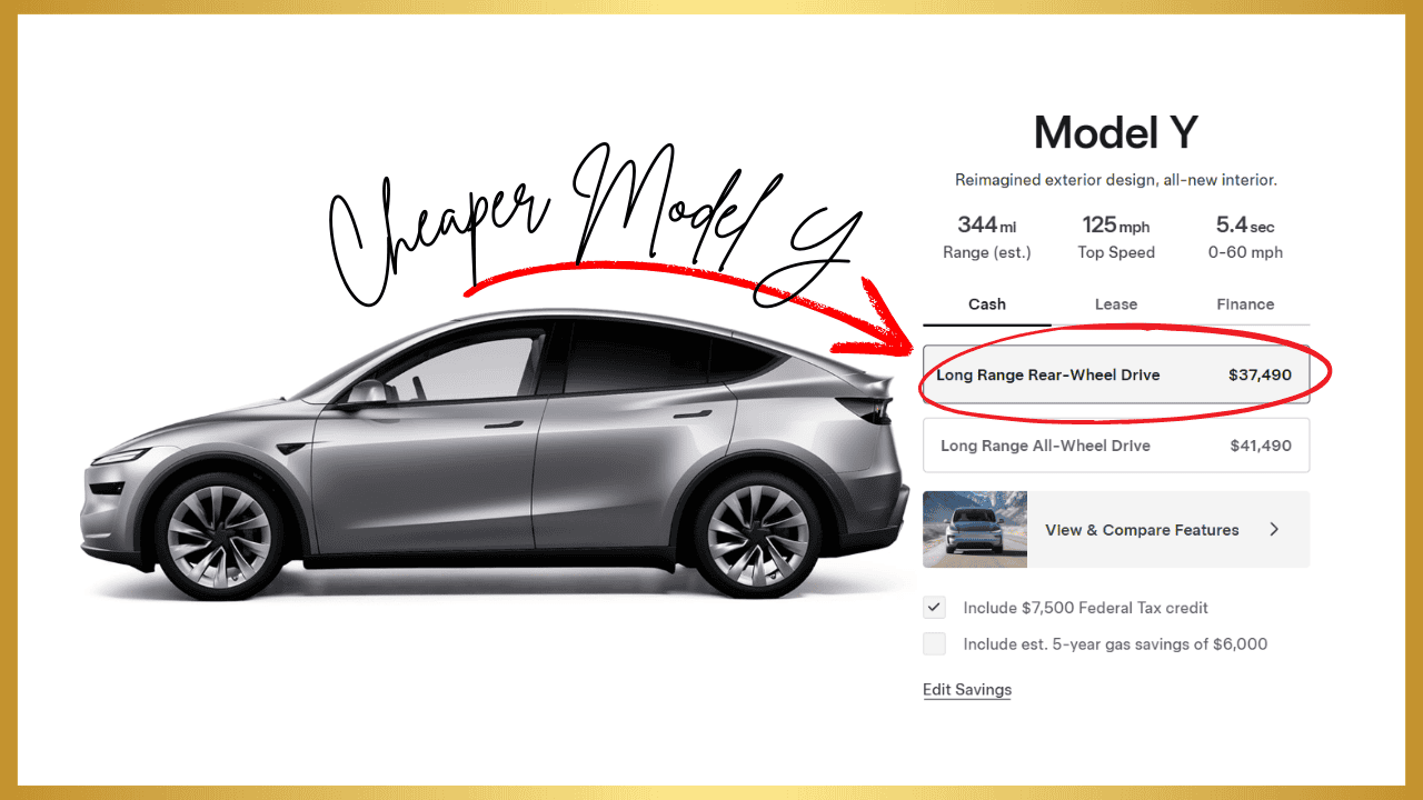 Tesla Launches Cheaper Model Y Trim