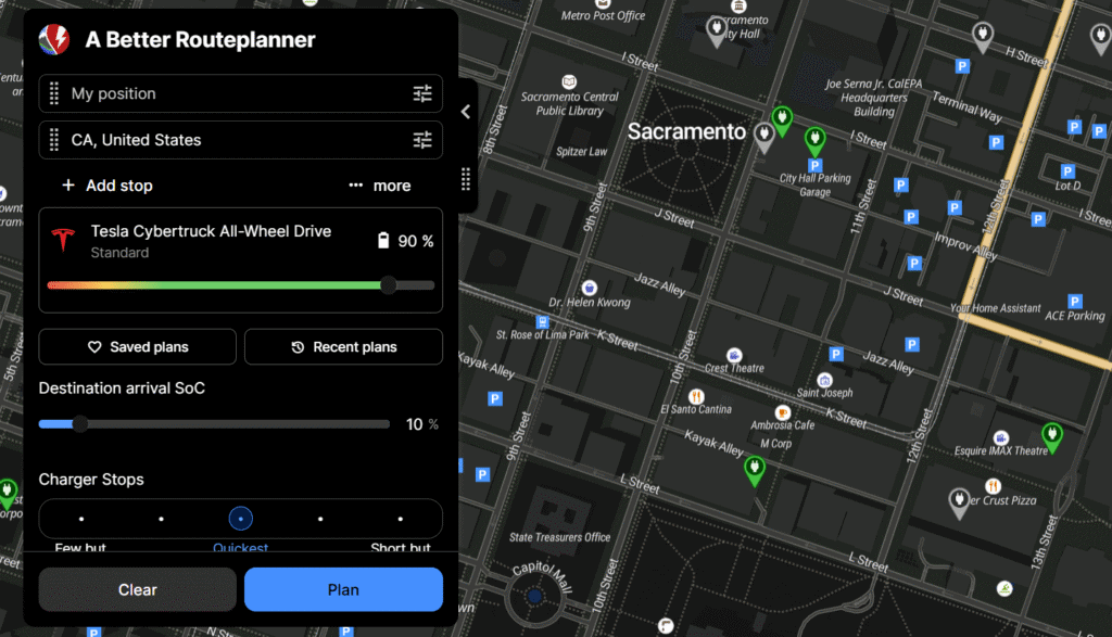 Better Route Planner App Screenshot
