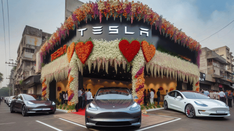 Tesla Showroom India