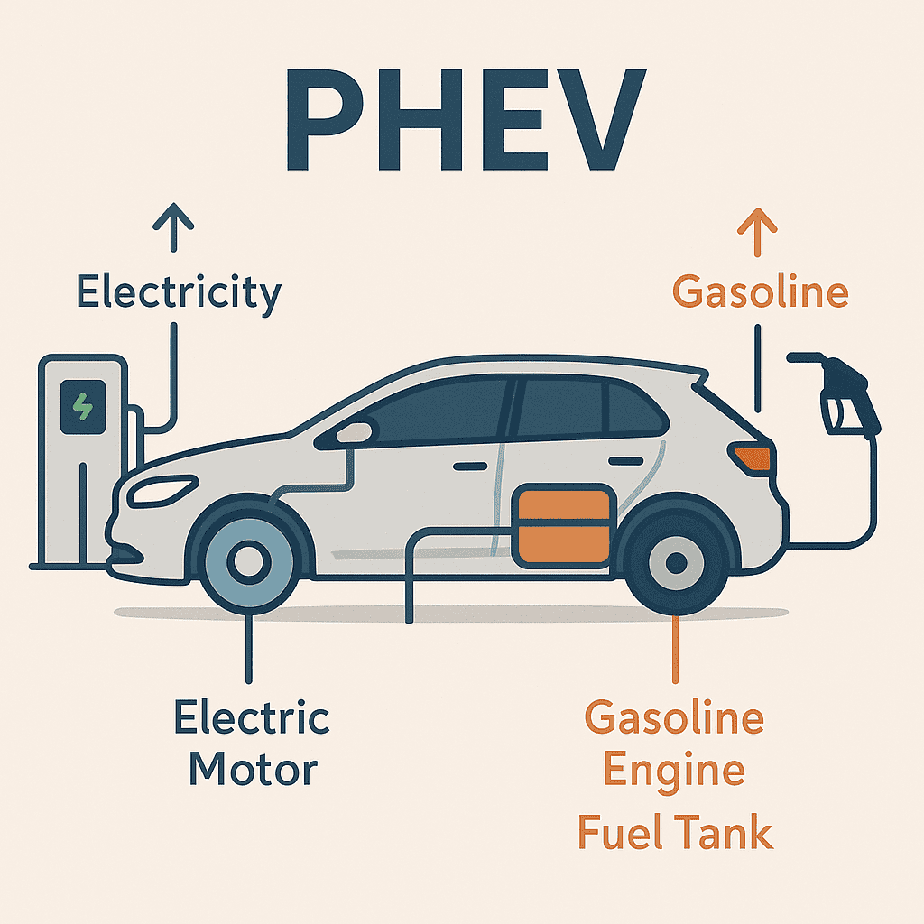 Visual diagram for PHEV