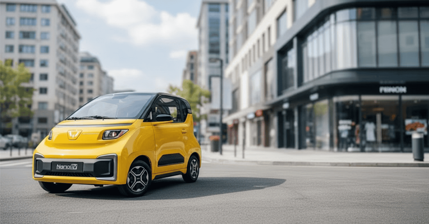Wuling Nano EV city