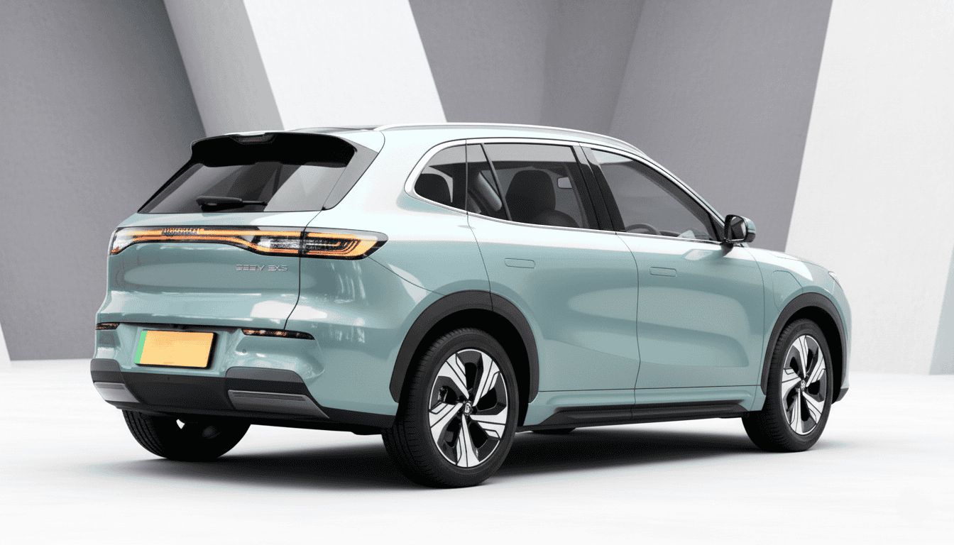 geely ex5 rear