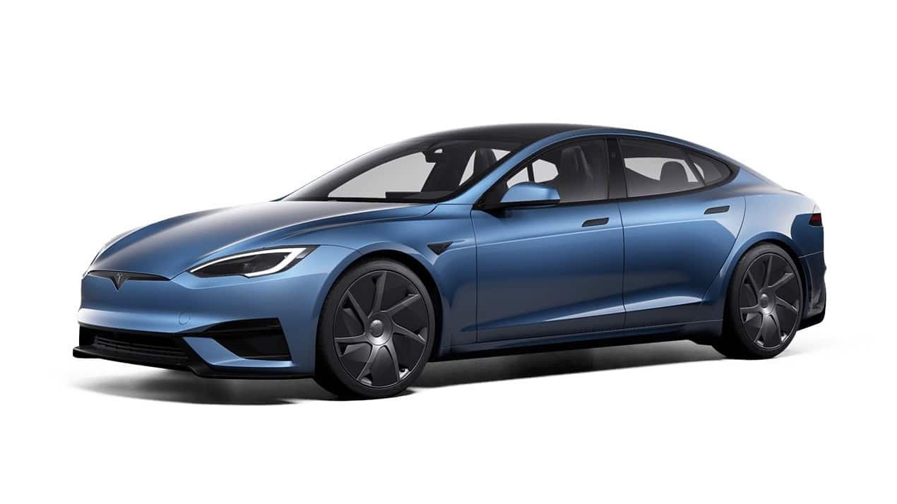 Tesla Model S Plaid blue