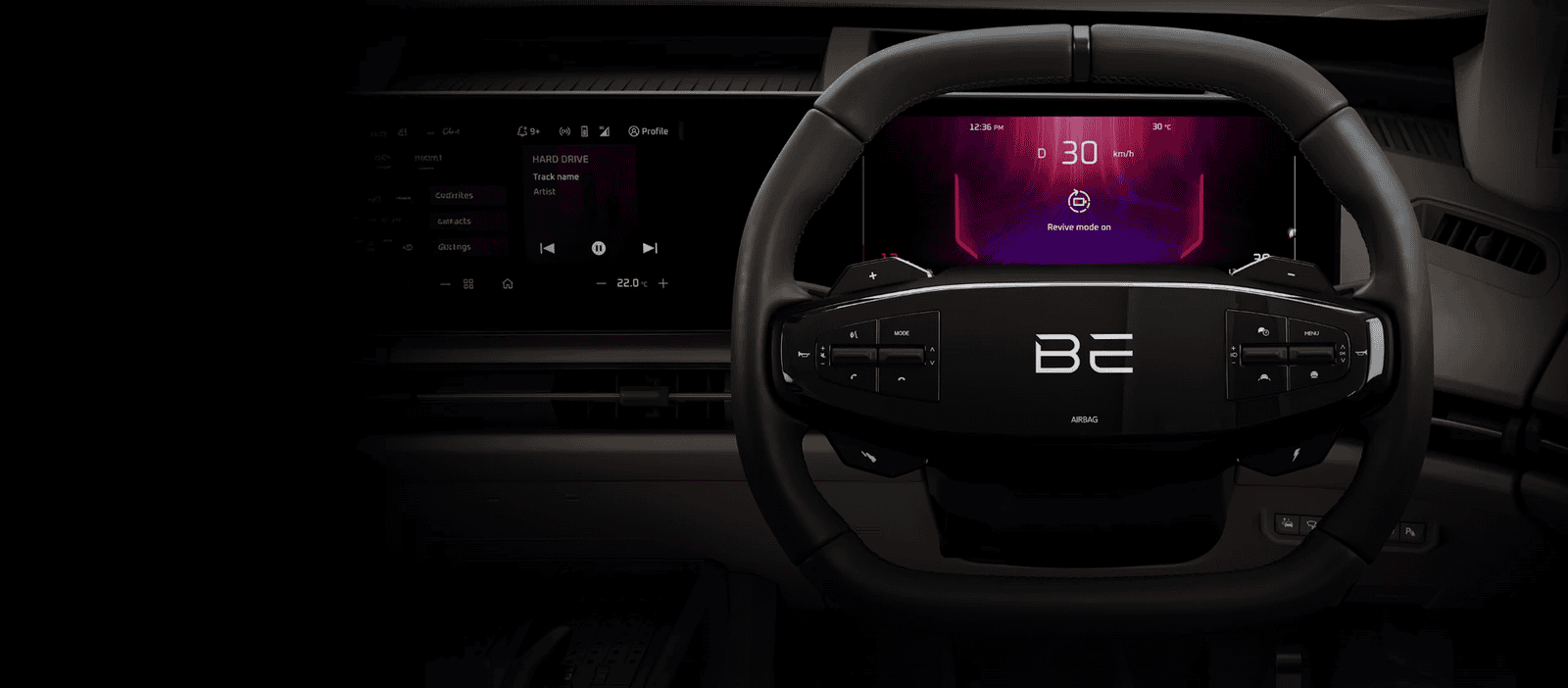 BE 6 SPORTEQ Steering wheel