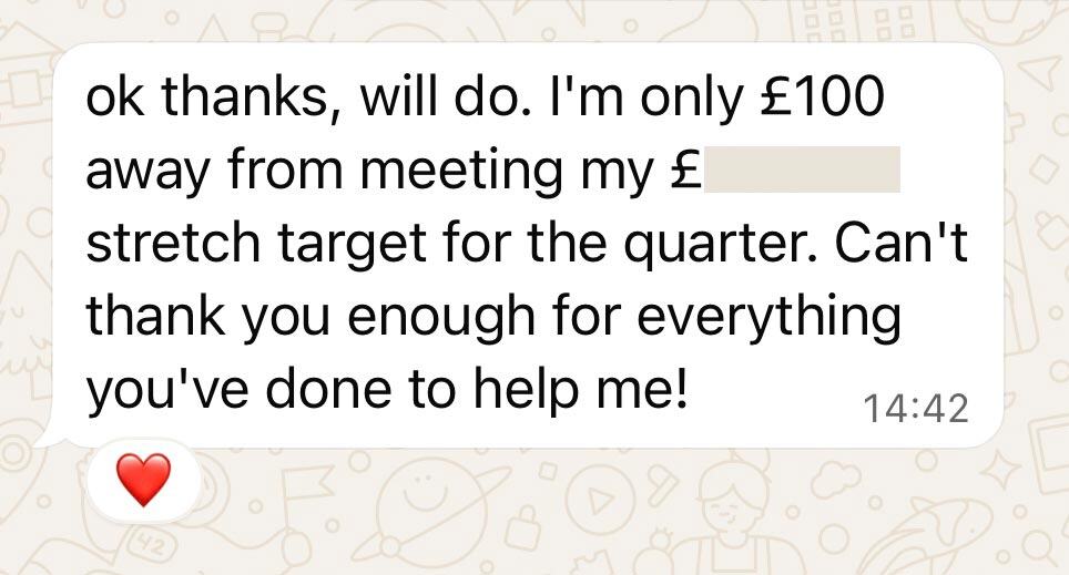 Birth Journeys target achieved and thank you message