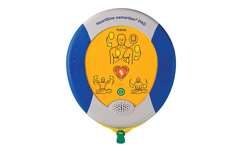 HeartSine Samaritan PAD trainer AED device front view
