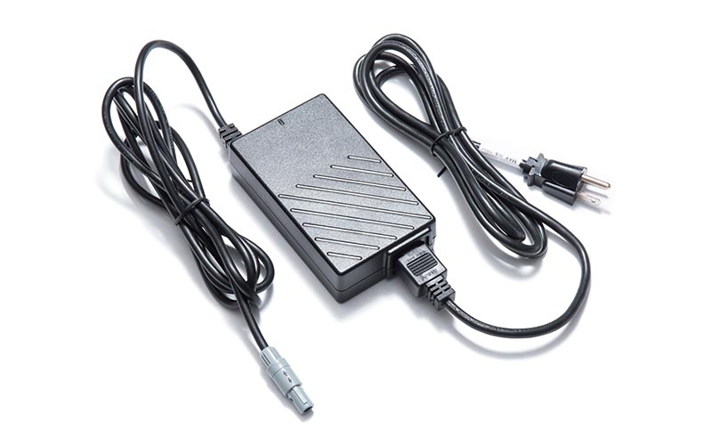 Black AC power adapter with cords and plug