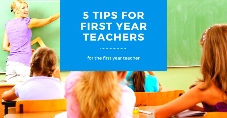 5 Fabulous Tips for New Elementary Teachers